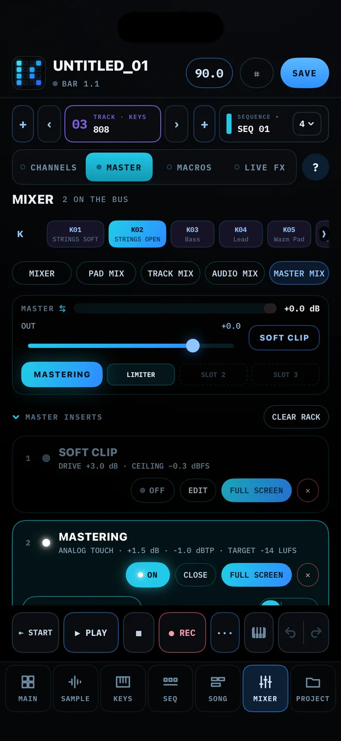 MIXER  MASTER